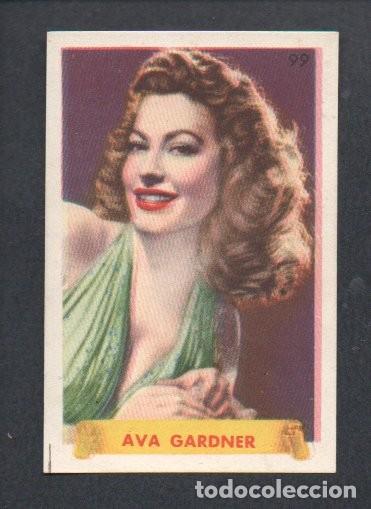 Coleccionismo cromos antiguos: ANTIGUO CROMO, ULTIMAS FOTOGRAFIAS DE LAS MAS FAMOSAS ESTRELLAS, ALBUM 1&ordm;, N&ordm; 99 - AVA GADNER. NUEVO