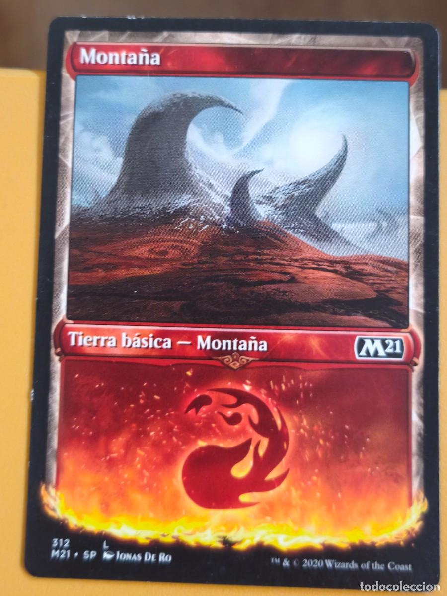 Coleccionismo cromos antiguos: magic the gathering, monta&ntilde;a