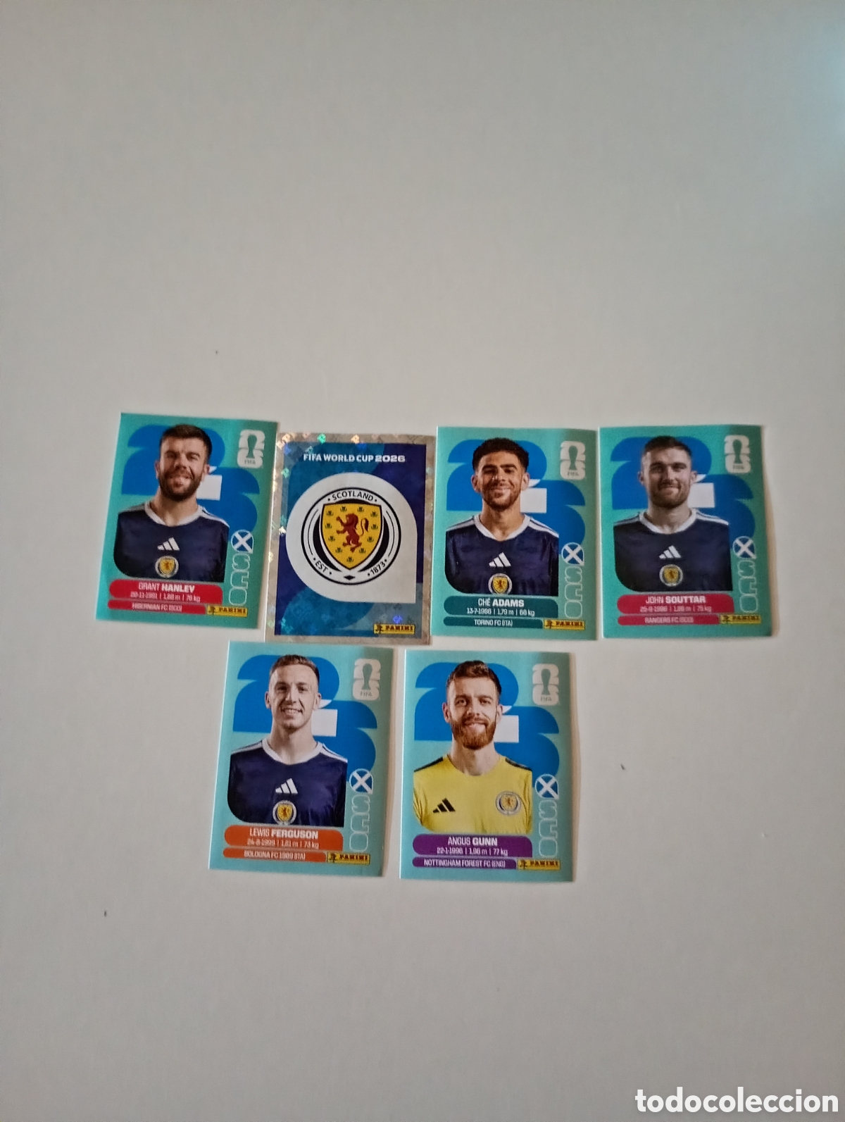 Coleccionismo cromos antiguos: lote cromos escocia mundial usa 2026 panini