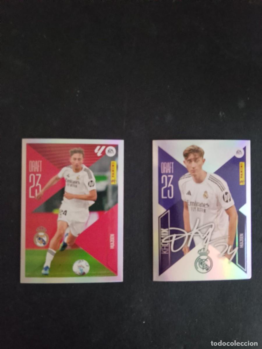 Coleccionismo cromos antiguos: pack Huijsen draft 23 10 y draft 23 kromix 10 la liga este 26/27