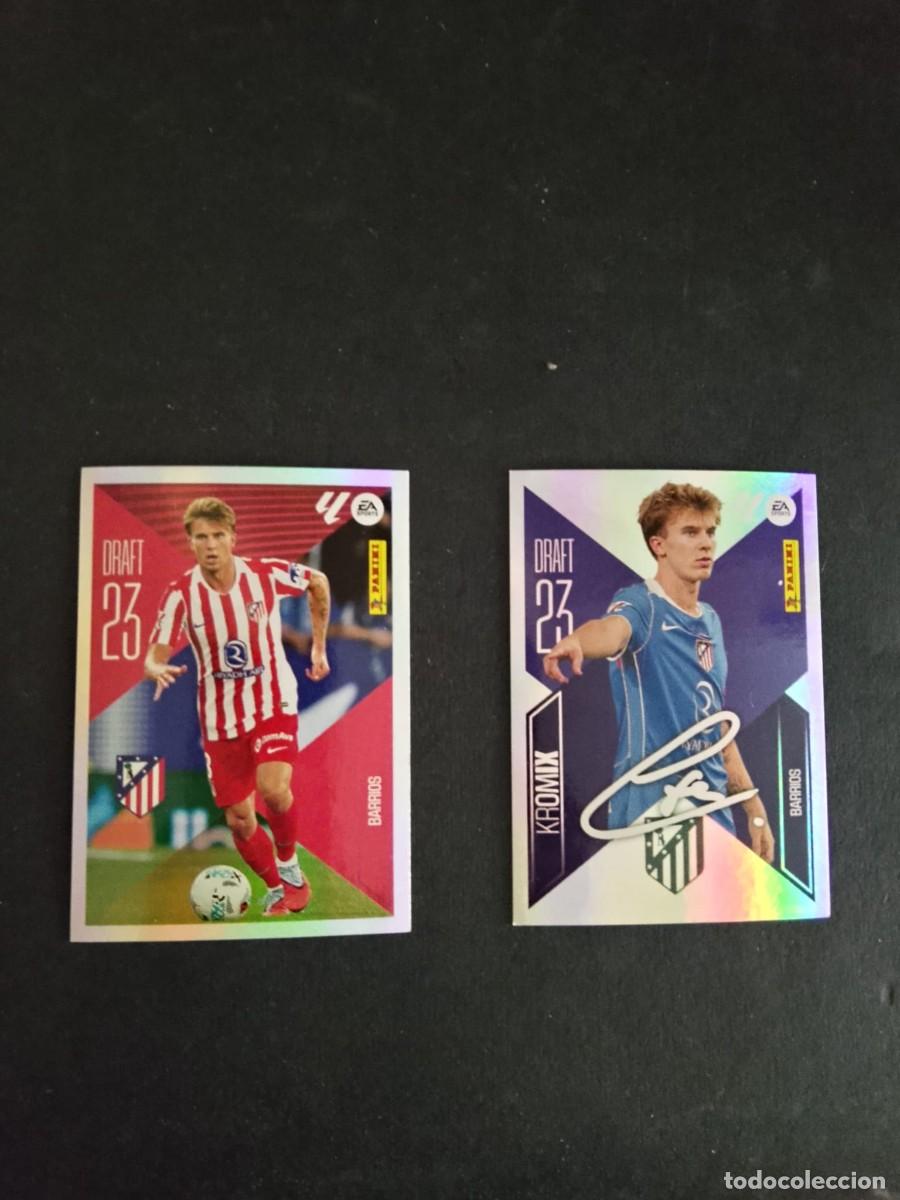 Coleccionismo cromos antiguos: Pablo Barrios draft 23 3 y kromix 3 la liga este 26/27