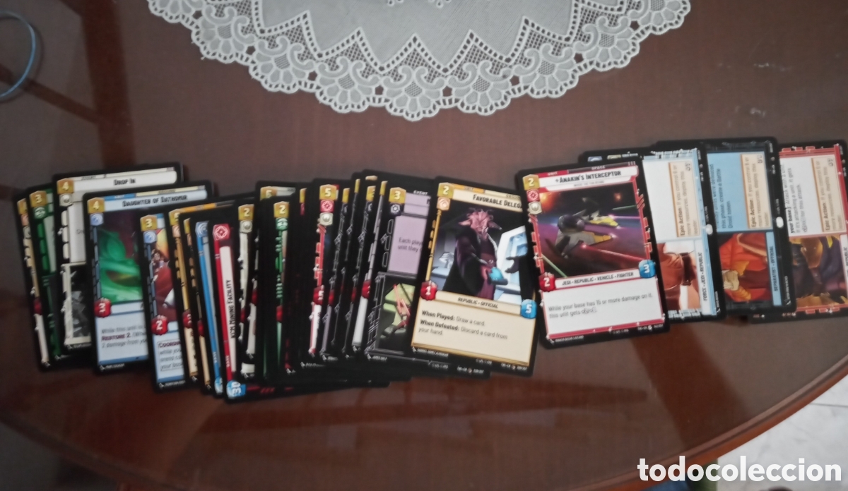 Collectable Antique Stickers: Colecci&oacute;n de 34 cartas Star Wars. Sin usar.