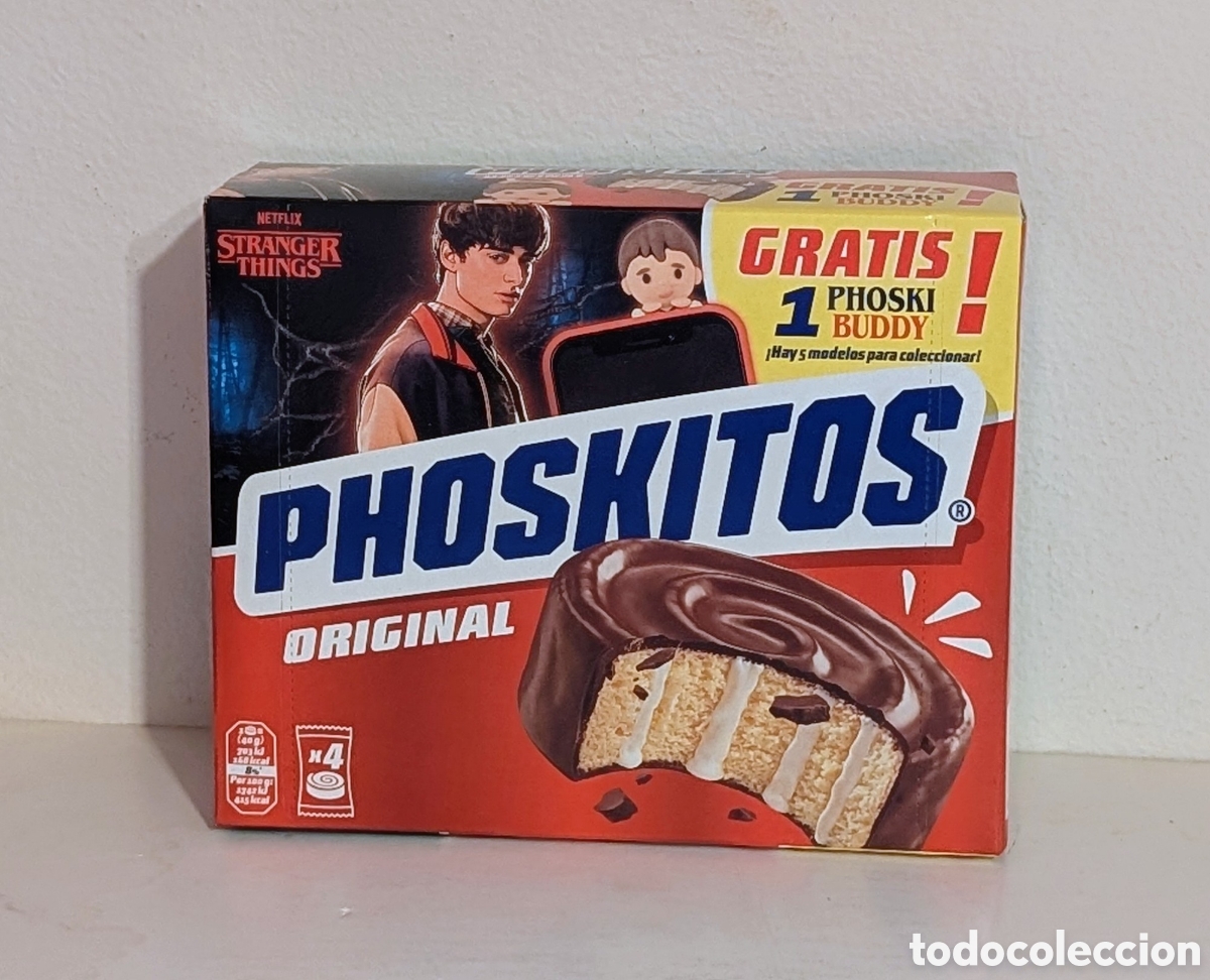 Coleccionismo cromos antiguos: Caja sin abrir Phoskitos Stranger Things. Netflix. Will