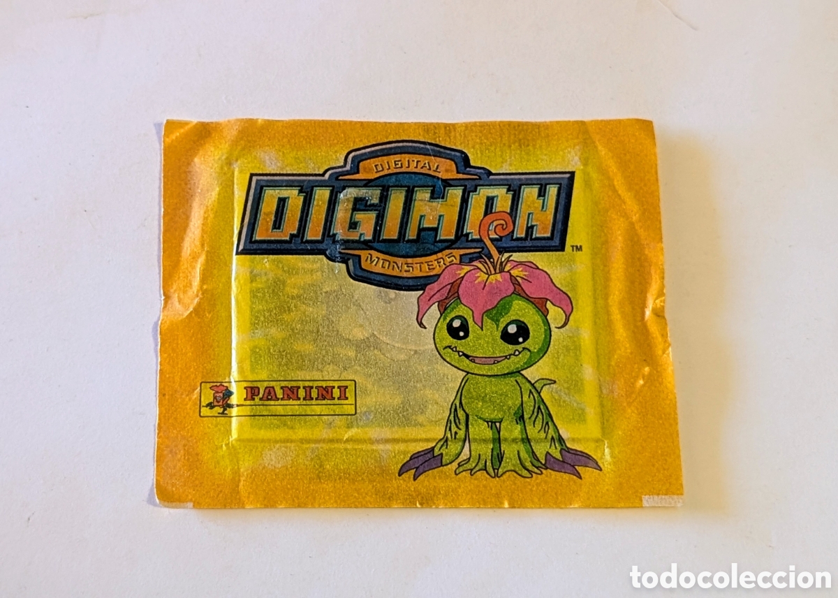 Coleccionismo cromos antiguos: Sobre cromos sin abrir Digimon. Panini