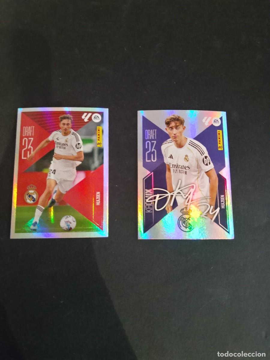 Coleccionismo cromos antiguos: pack Huijsen draft 23 10 y draft 23 kromix 10 la liga este 26/27 2026 2027