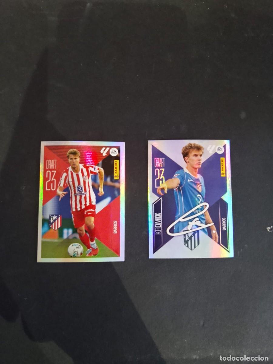 Coleccionismo cromos antiguos: Pablo Barrios draft 23 3 y kromix 3 la liga este 26/27 2026 2027