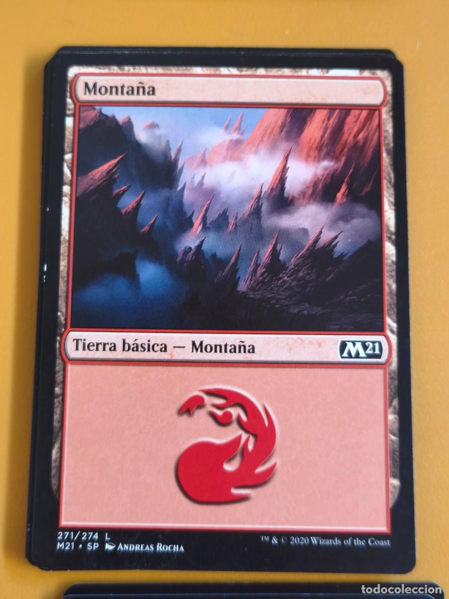 Coleccionismo cromos antiguos: magic the gathering, monta&ntilde;a