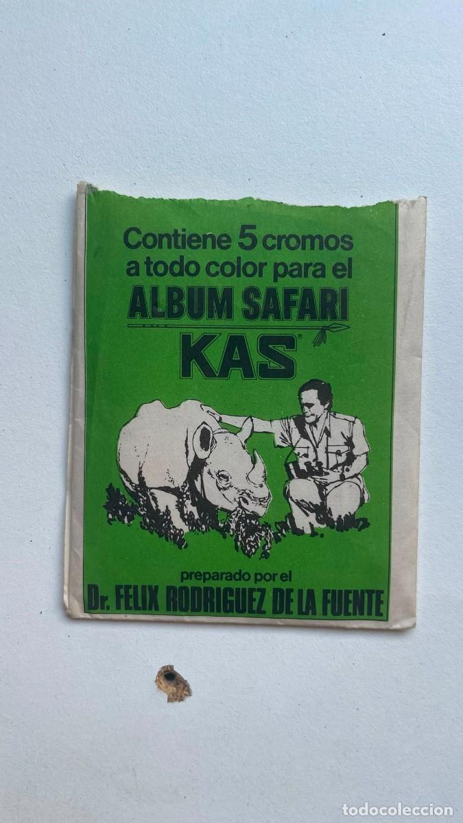Coleccionismo cromos antiguos: Lote de Cromos / Estampas - &rdquo;&Aacute;lbum Safari KAS&rdquo; (Preparado por Dr. F&eacute;lix Rodr&iacute;guez de la Fuente)