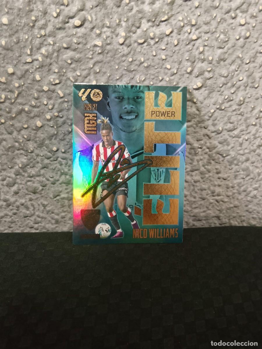 Coleccionismo cromos antiguos: Nico Williams elite power megacrakcs 26/27