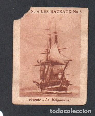 Coleccionismo cromos antiguos: ANTIGUO CROMO CHOCOLAT CANTALOUP - CATALA, LES BATEAUX N&ordm; 8 - FREGATE LA MELPOMENE