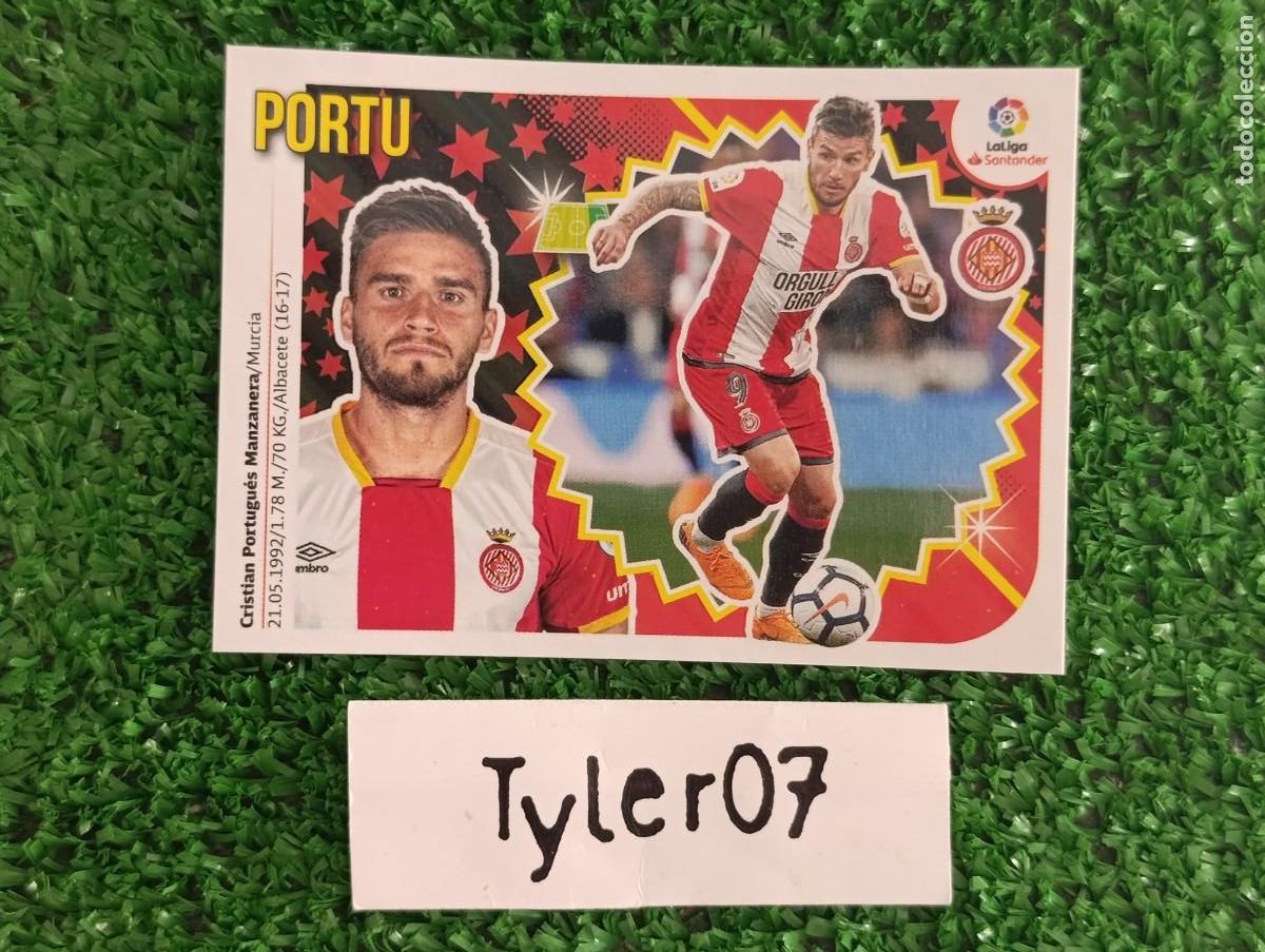 Collectable Antique Stickers: PORTU GIRONA 14 LIGA ESTE 2018 2019 18 19