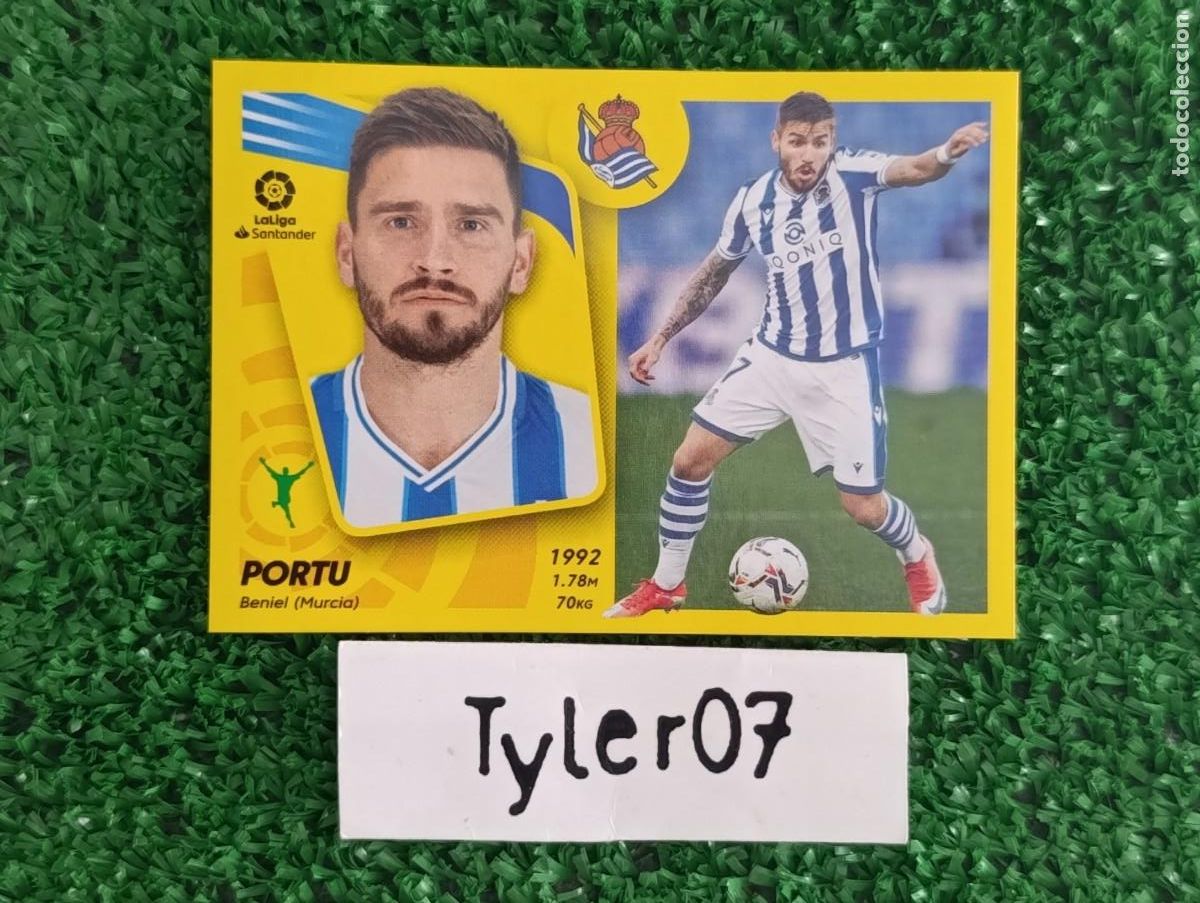 Coleccionismo cromos antiguos: PORTU REAL SOCIEDAD 18 LIGA ESTE 2021 2022 21 22