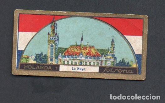 Coleccionismo cromos antiguos: ANTIGUO CROMO, CHOCOLATES Y GALLETAS SOLSONA - 34 ESTADOS EUROPEOS - HOLANDA 1 - LA HAYA.