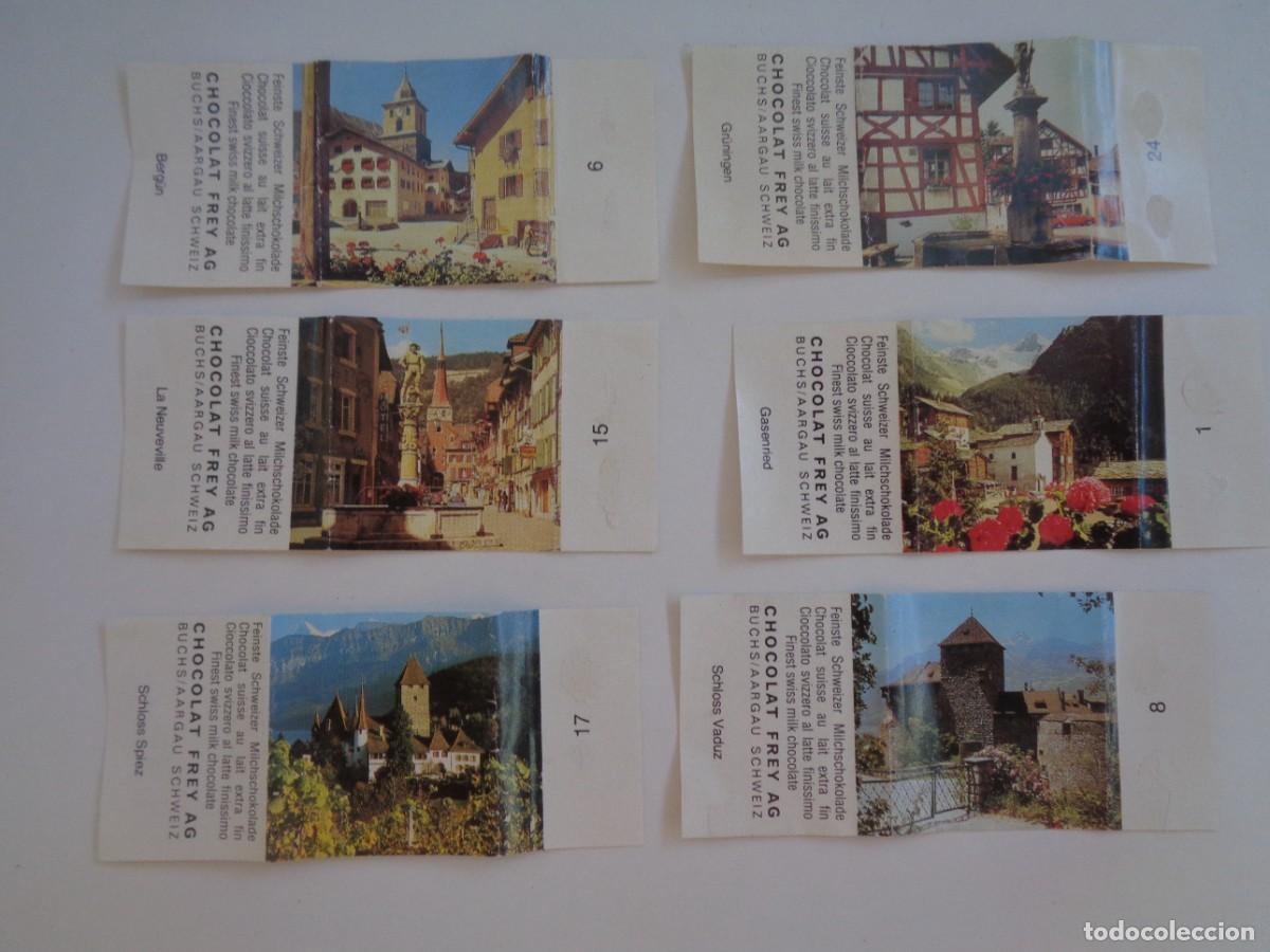 Coleccionismo cromos antiguos: LOTE DE 6 CROMOS DE CHOCOLATE FREY AG , BELGICA