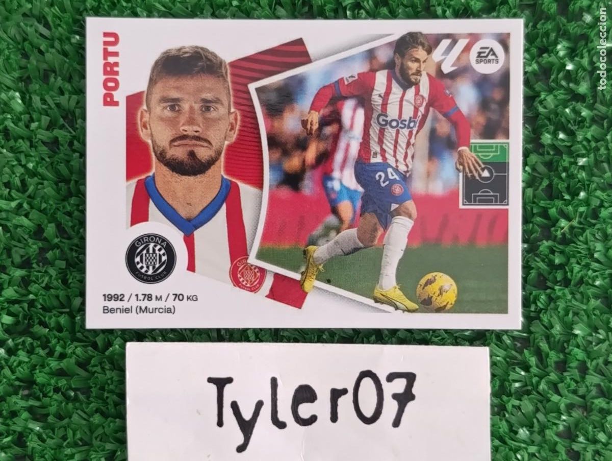 Coleccionismo cromos antiguos: PORTU GIRONA 17 LIGA ESTE 2024 2025 24 25