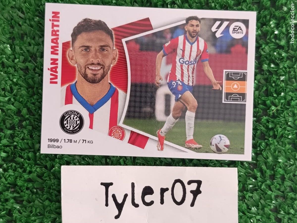 Coleccionismo cromos antiguos: IVAN MARTIN GIRONA 14 LIGA ESTE 2024 2025 24 25