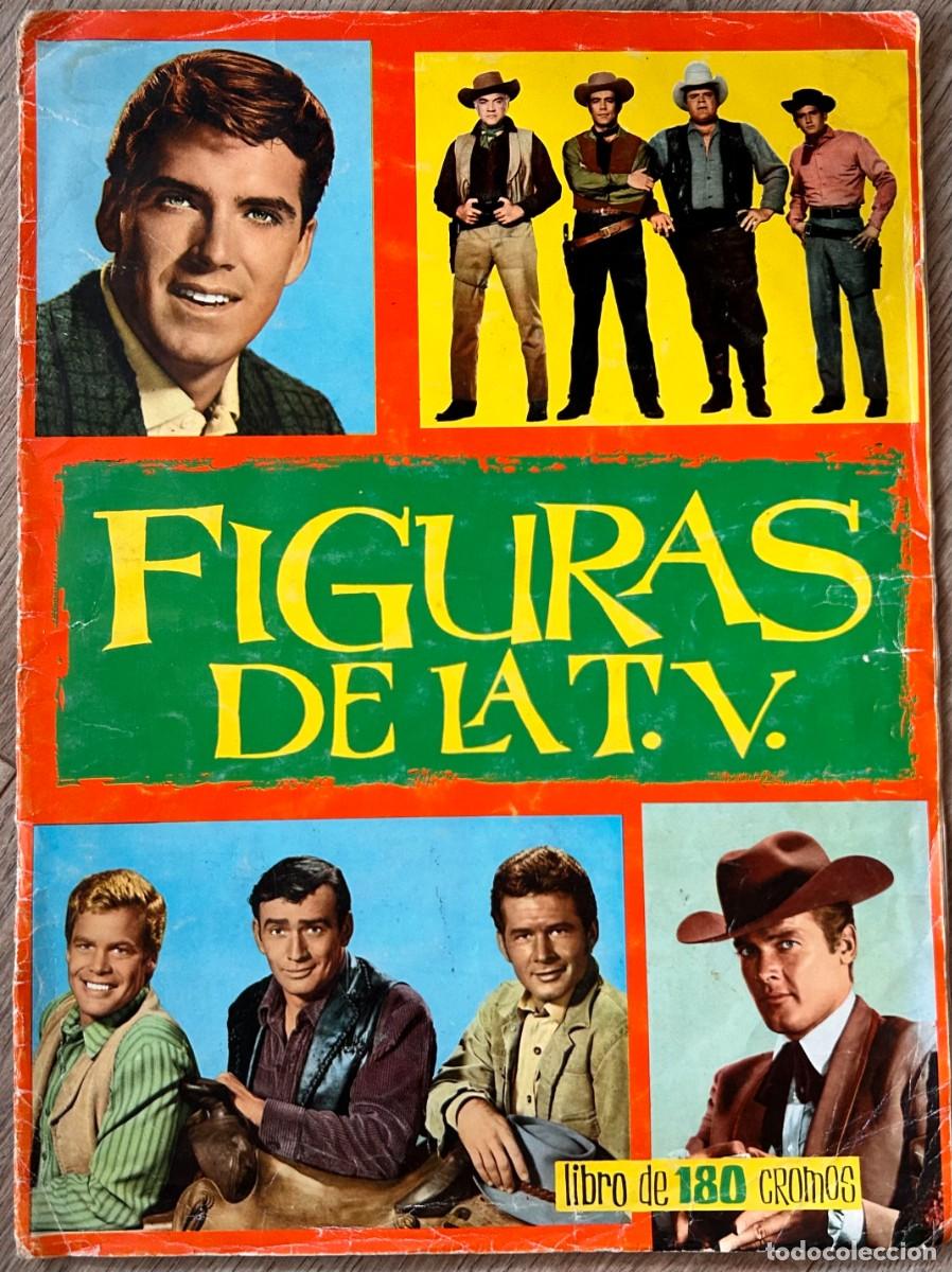 Coleccionismo cromos antiguos: &aacute;lbum de cromos FIGURAS DE LA TV T.V., ESTE 1965, COMPLETO