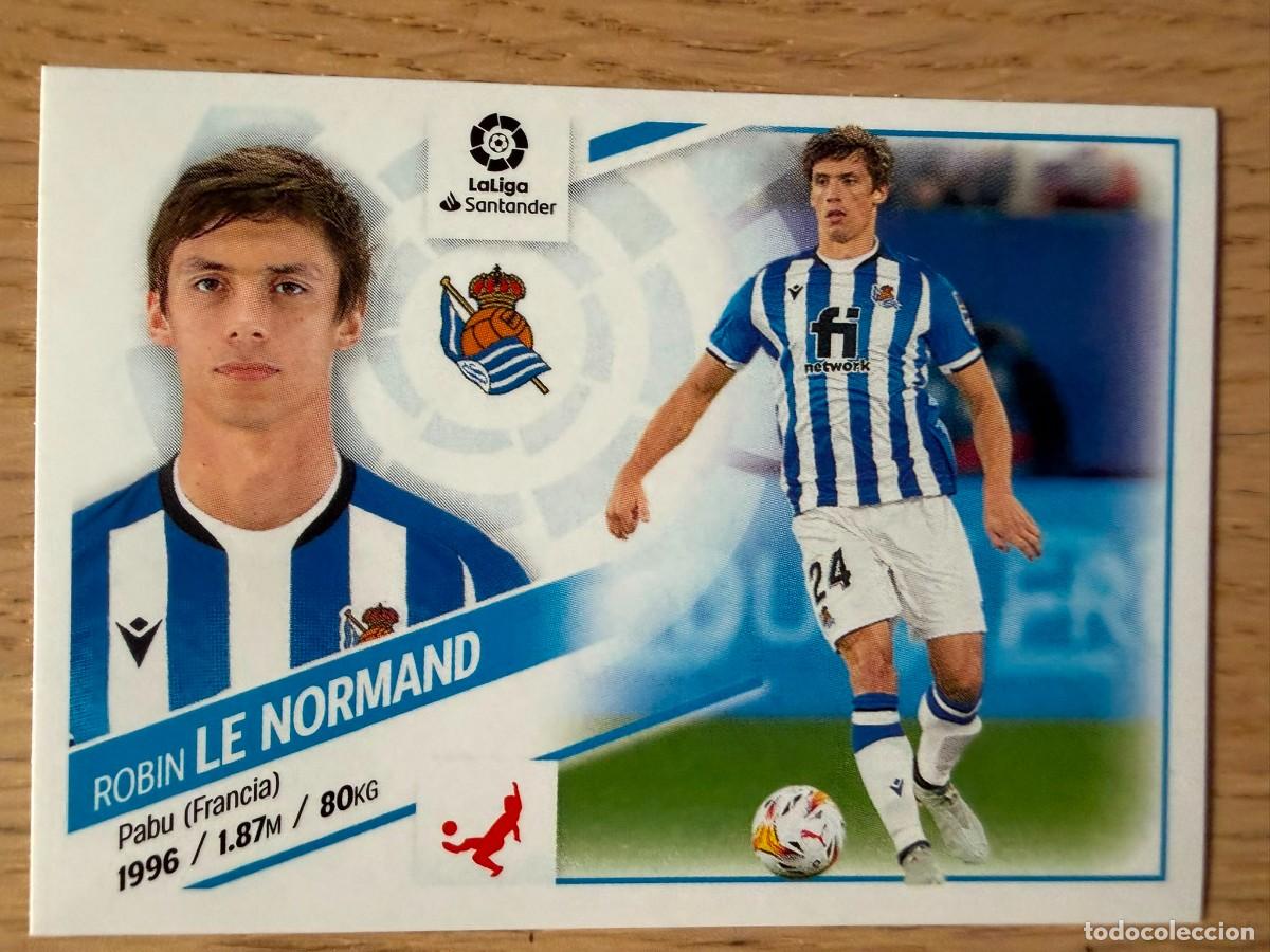 Coleccionismo cromos antiguos: 8 LE NORMAND REAL SOCIEDAD 22 23 2022 2023 LIGA SANTANDER COLECCIONES ESTE SIN PEGAR STICKER