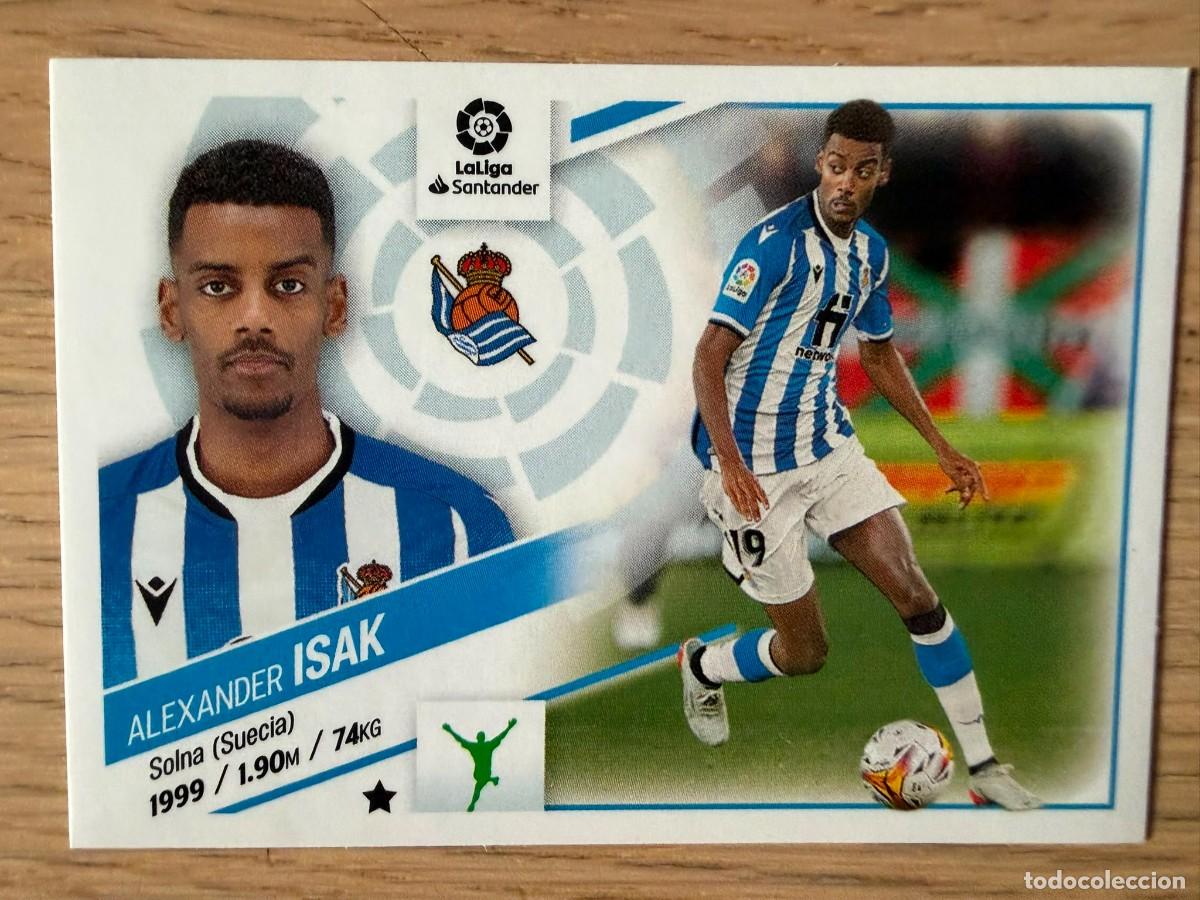 Coleccionismo cromos antiguos: 19 ISAK REAL SOCIEDAD 22 23 2022 2023 LIGA SANTANDER COLECCIONES ESTE SIN PEGAR STICKER