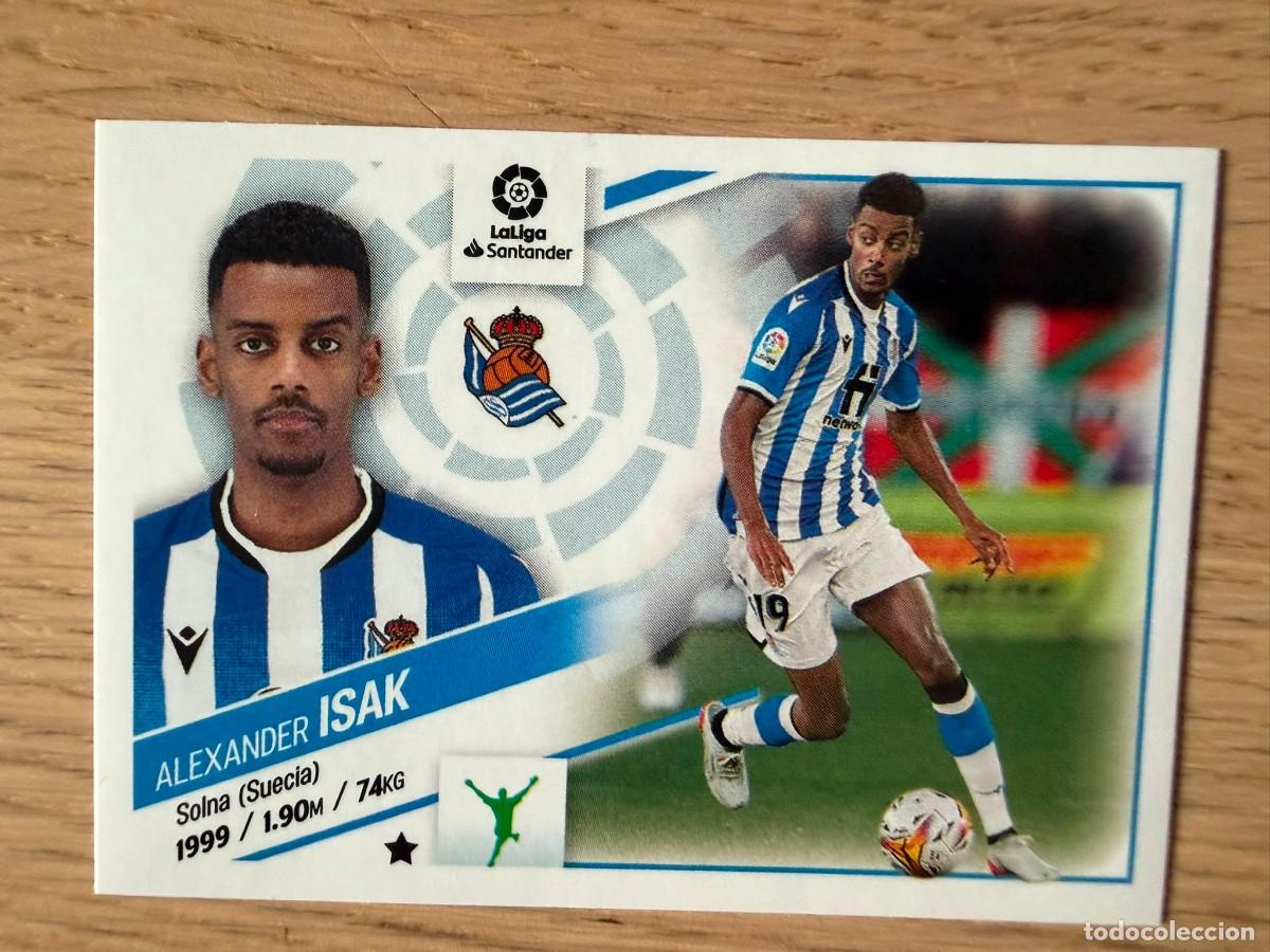 Coleccionismo cromos antiguos: 19 ISAK REAL SOCIEDAD 22 23 2022 2023 LIGA SANTANDER COLECCIONES ESTE SIN PEGAR STICKER