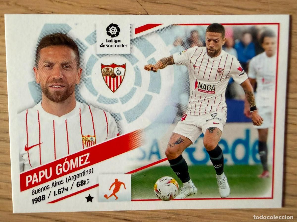 Collectable Antique Stickers: 15 PAPU GOMEZ SEVILLA 22 23 2022 2023 LIGA SANTANDER COLECCIONES ESTE SIN PEGAR STICKER