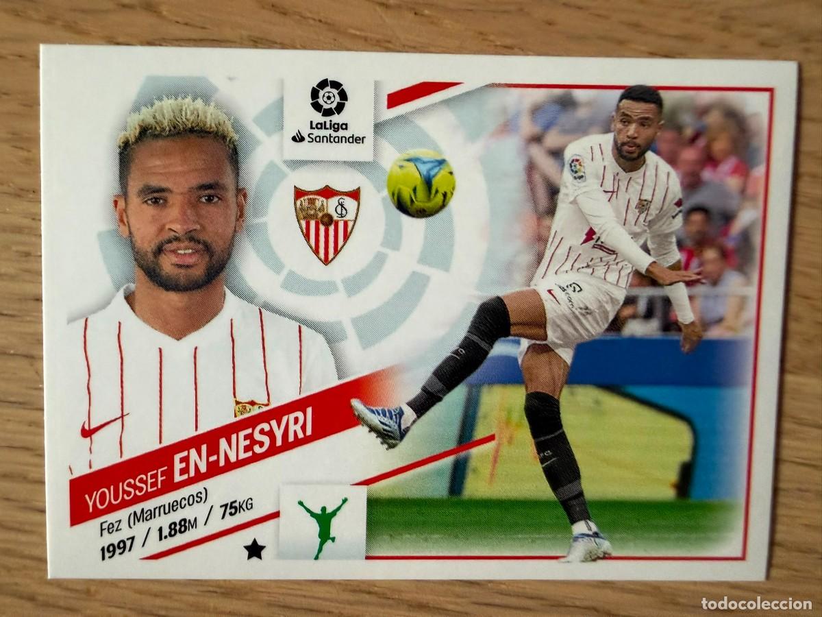 Collectable Antique Stickers: 19 EN-NESYRI EN NESYRI SEVILLA 22 23 2022 2023 LIGA SANTANDER COLECCIONES ESTE SIN PEGAR STICKER