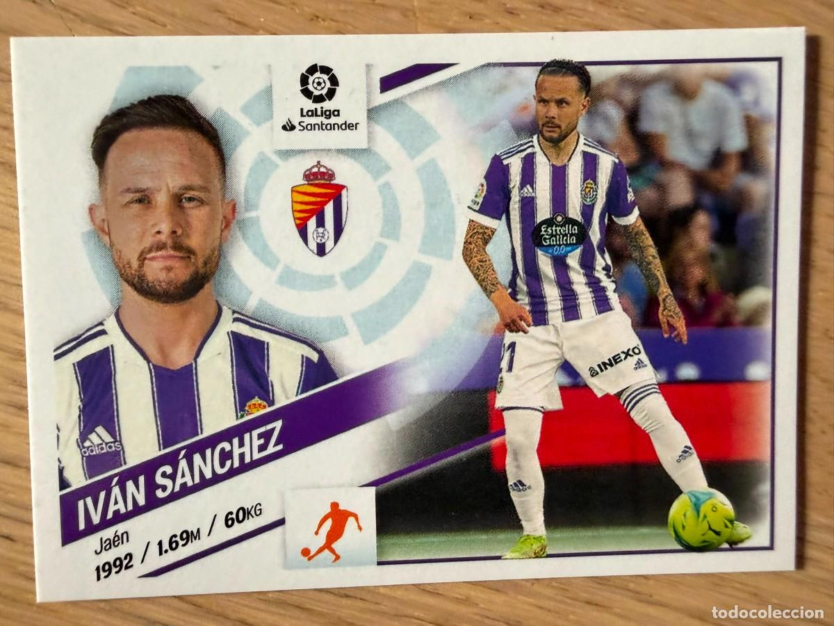 Coleccionismo cromos antiguos: 14 IVAN SANCHEZ VALLADOLID 22 23 2022 2023 LIGA SANTANDER COLECCIONES ESTE SIN PEGAR STICKER
