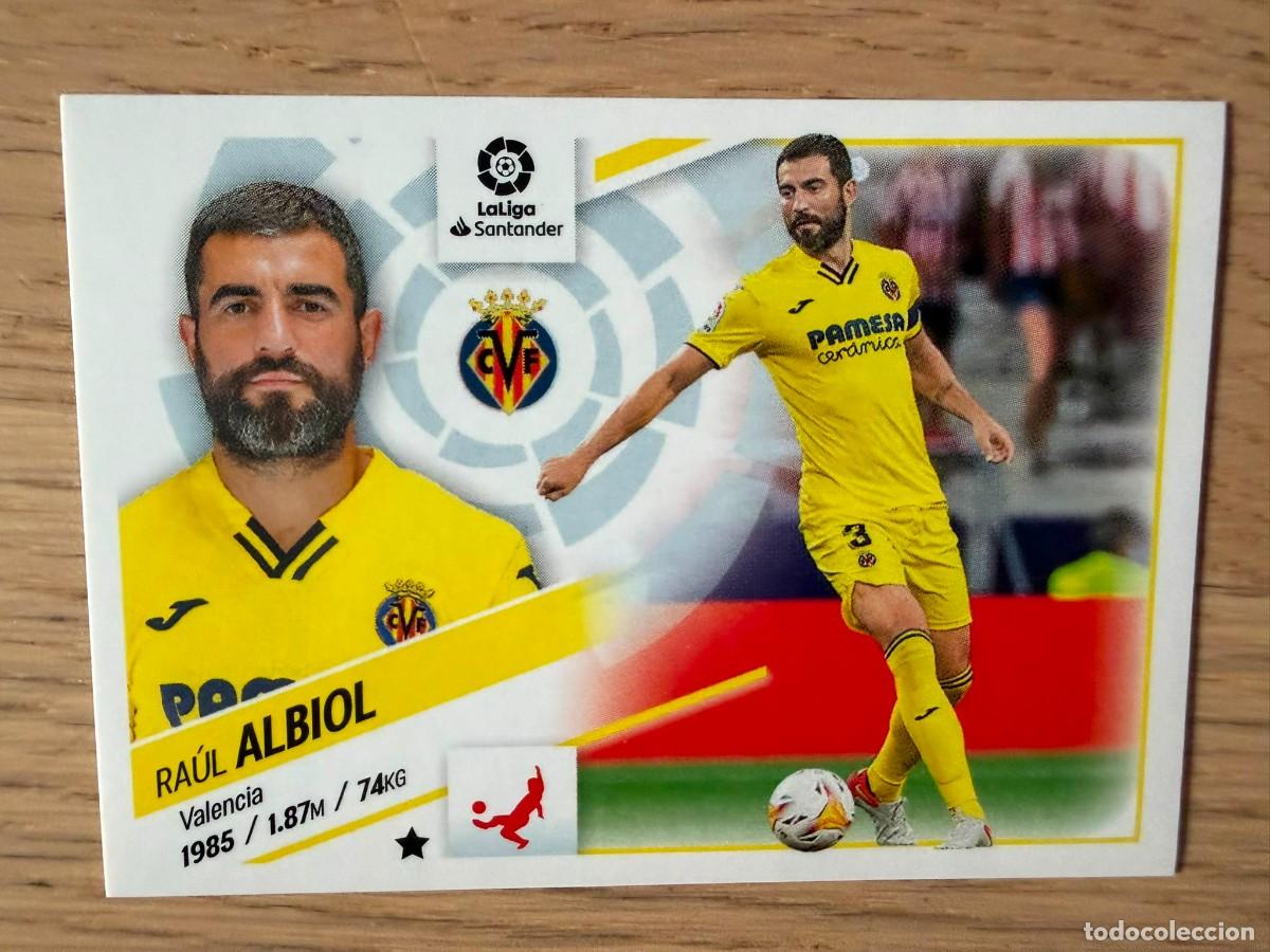 Coleccionismo cromos antiguos: 8 ALBIOL VILLARREAL 22 23 2022 2023 LIGA SANTANDER COLECCIONES ESTE SIN PEGAR STICKER