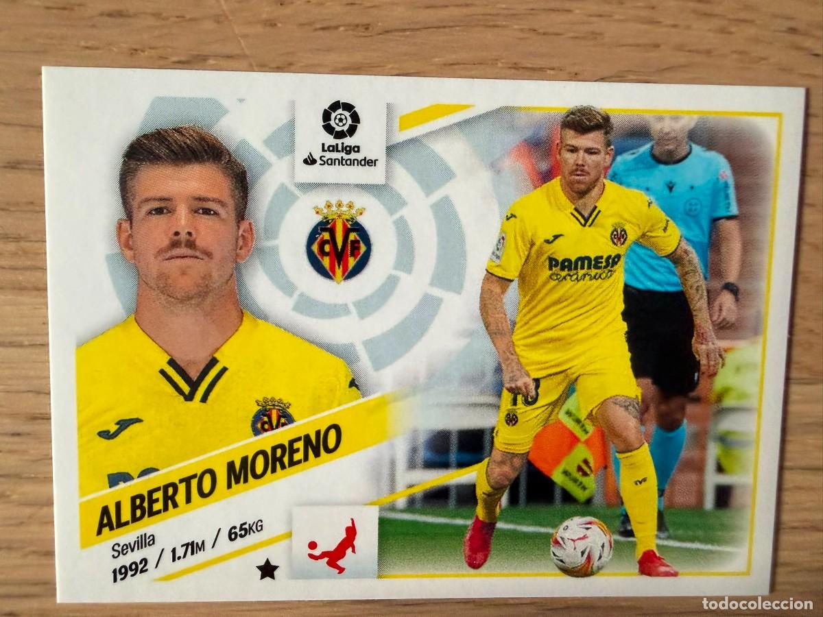 Coleccionismo cromos antiguos: 10 ALBERTO MORENO VILLARREAL 22 23 2022 2023 LIGA SANTANDER COLECCIONES ESTE SIN PEGAR STICKER