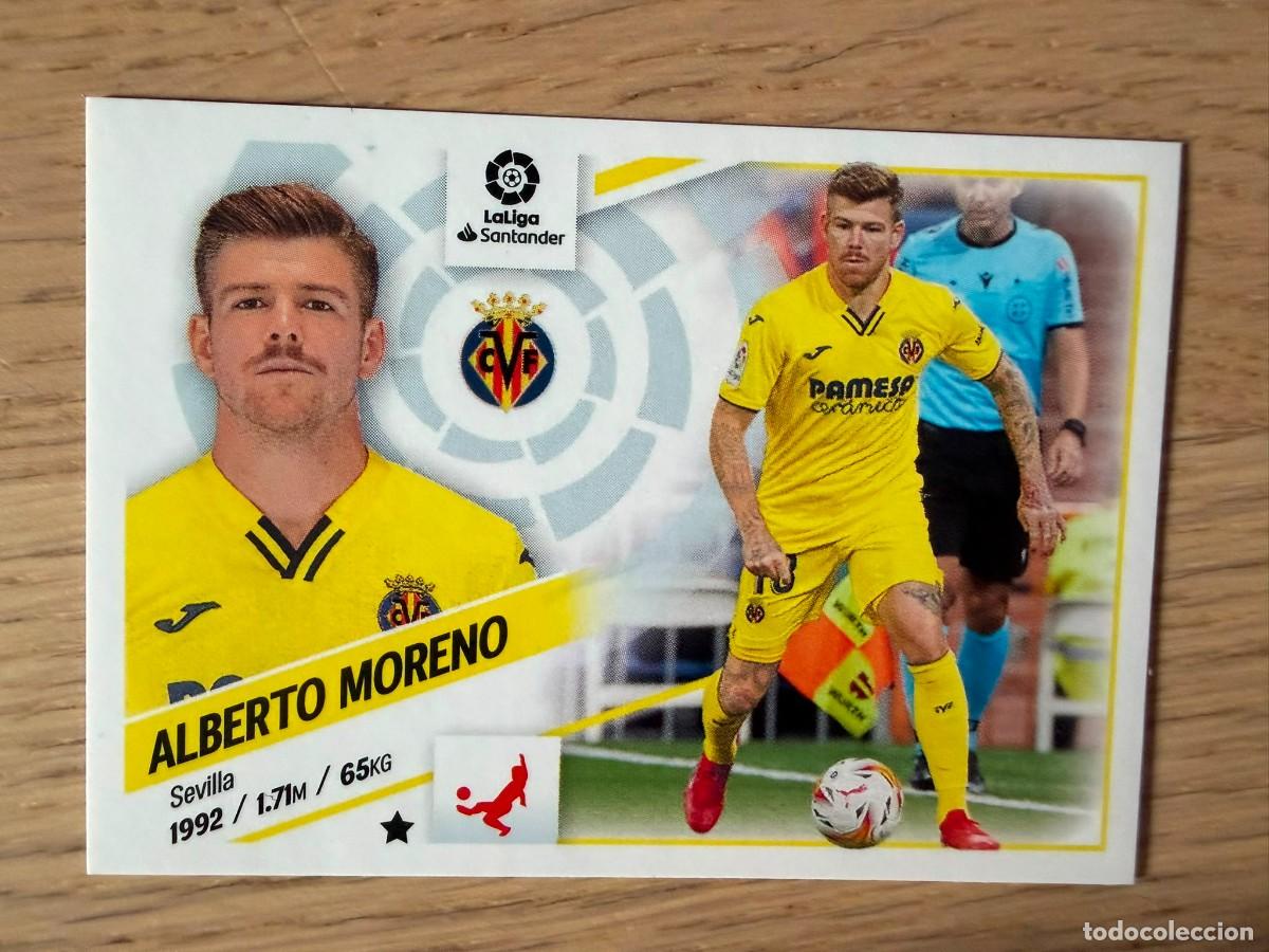 Coleccionismo cromos antiguos: 10 ALBERTO MORENO VILLARREAL 22 23 2022 2023 LIGA SANTANDER COLECCIONES ESTE SIN PEGAR STICKER