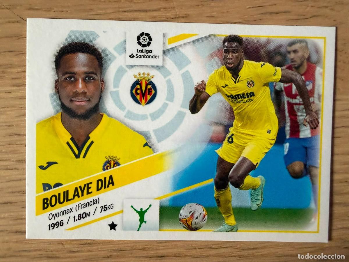 Coleccionismo cromos antiguos: 17B 17 B BOULAYE DIA VILLARREAL 22 23 2022 2023 LIGA SANTANDER COLECCIONES ESTE SIN PEGAR STICKER