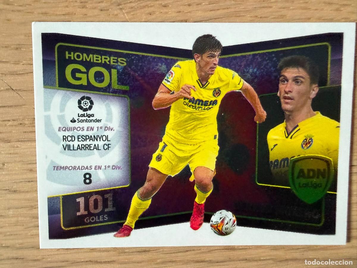 Coleccionismo cromos antiguos: 11 GERARD MORERO HOMBRE GOL VILLARREAL 22 23 2022 2023 LIGA SANTANDER COLECCIONES ESTE SIN PEGAR