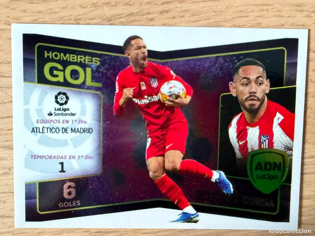 Coleccionismo cromos antiguos: 17 CUNHA HOMBRE GOL ATLETICO MADRID 22 23 2022 2023 LIGA SANTANDER COLECCIONES ESTE SIN PEGAR