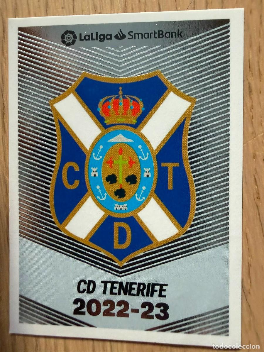 Coleccionismo cromos antiguos: 20 ESCUDO TENERIFE 22 23 2022 2023 LIGA SMARTBANK COLECCIONES ESTE SIN PEGAR STICKER
