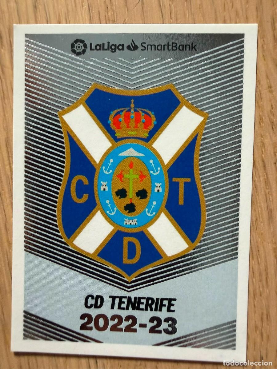 Coleccionismo cromos antiguos: 20 ESCUDO TENERIFE 22 23 2022 2023 LIGA SMARTBANK COLECCIONES ESTE SIN PEGAR STICKER