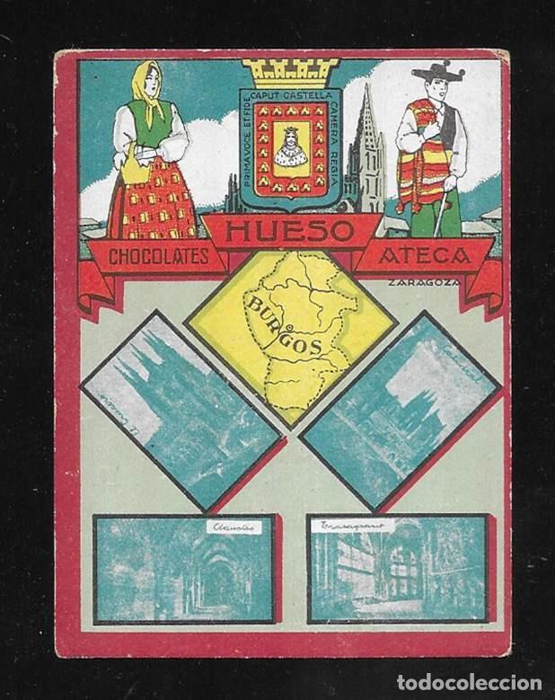 Coleccionismo cromos antiguos: Hueso, Chocolates. Col. Provincias BURGOS cromo 1930