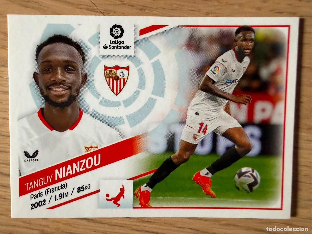 Coleccionismo cromos antiguos: NIANZOU FICHAJE 37 SEVILLA 22 23 2022 2023 LIGA SANTANDER COLECCIONES ESTE SIN PEGAR STICKER