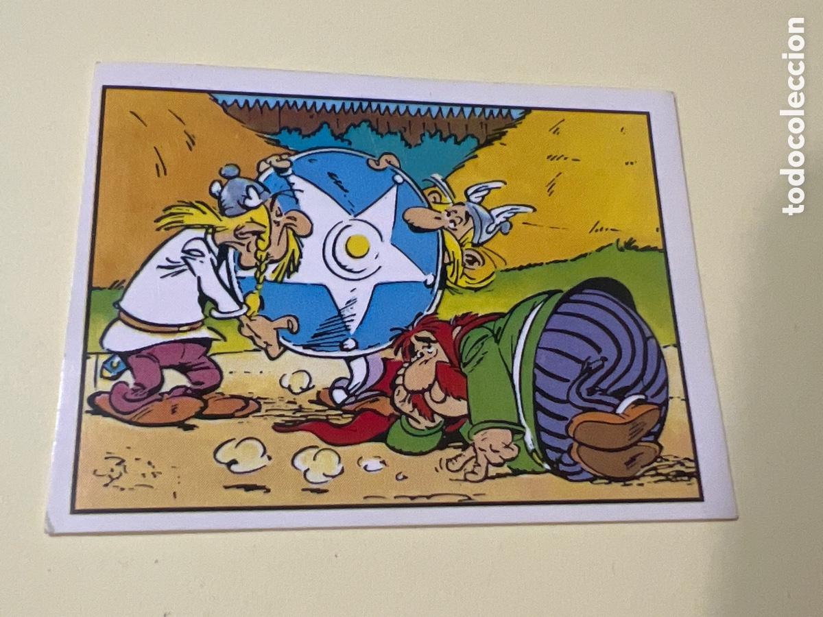 Coleccionismo cromos antiguos: C7498. Cromo Ast&eacute;rix Asterix Panini 1987 n&ordm; 38