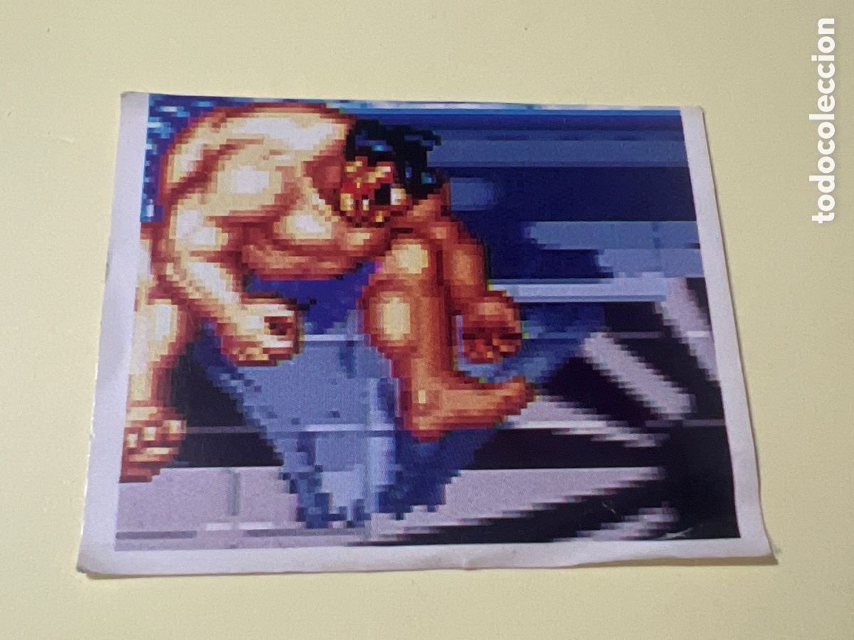 Coleccionismo cromos antiguos: C7501. Cromo Street Fighter II N&ordm; 84 Sin pegar. Merlin Collections. Capcom 1992