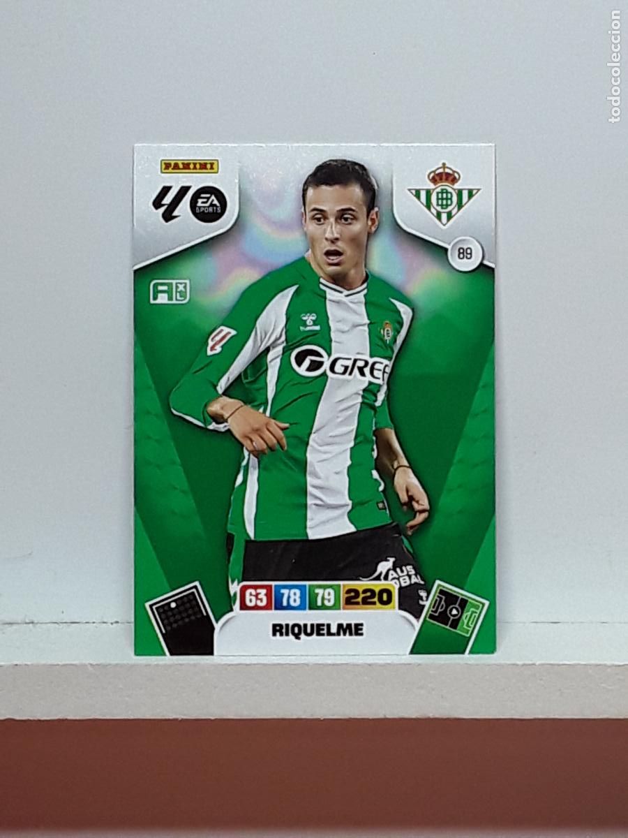 Coleccionismo cromos antiguos: ADRENALYN 2025 2026 25 26 ALBUM PANINI LIGA N 89 BETIS RIQUELME