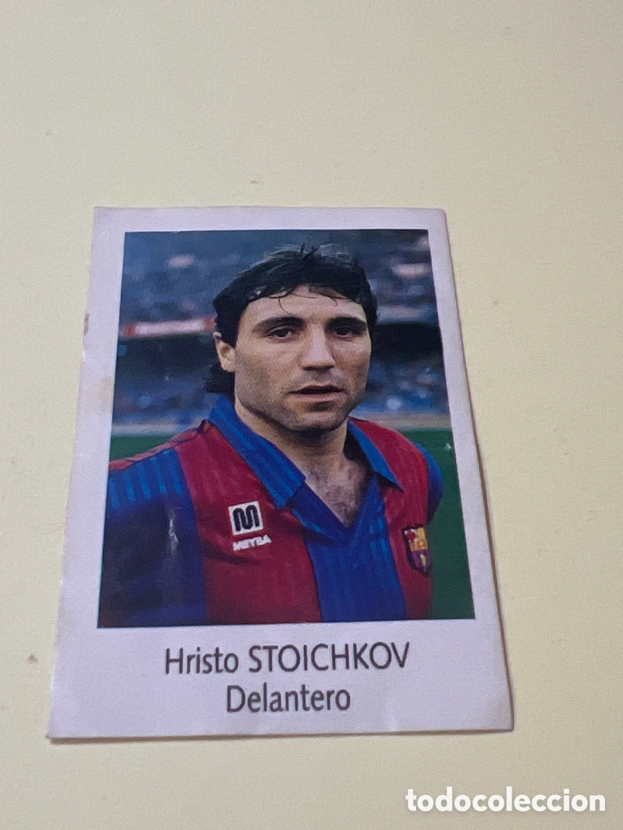 Coleccionismo cromos antiguos: C7511. BIMBO PASTELITOS STOICHKOV BARCELONA LIGA 1991 91 92 CROMO 24