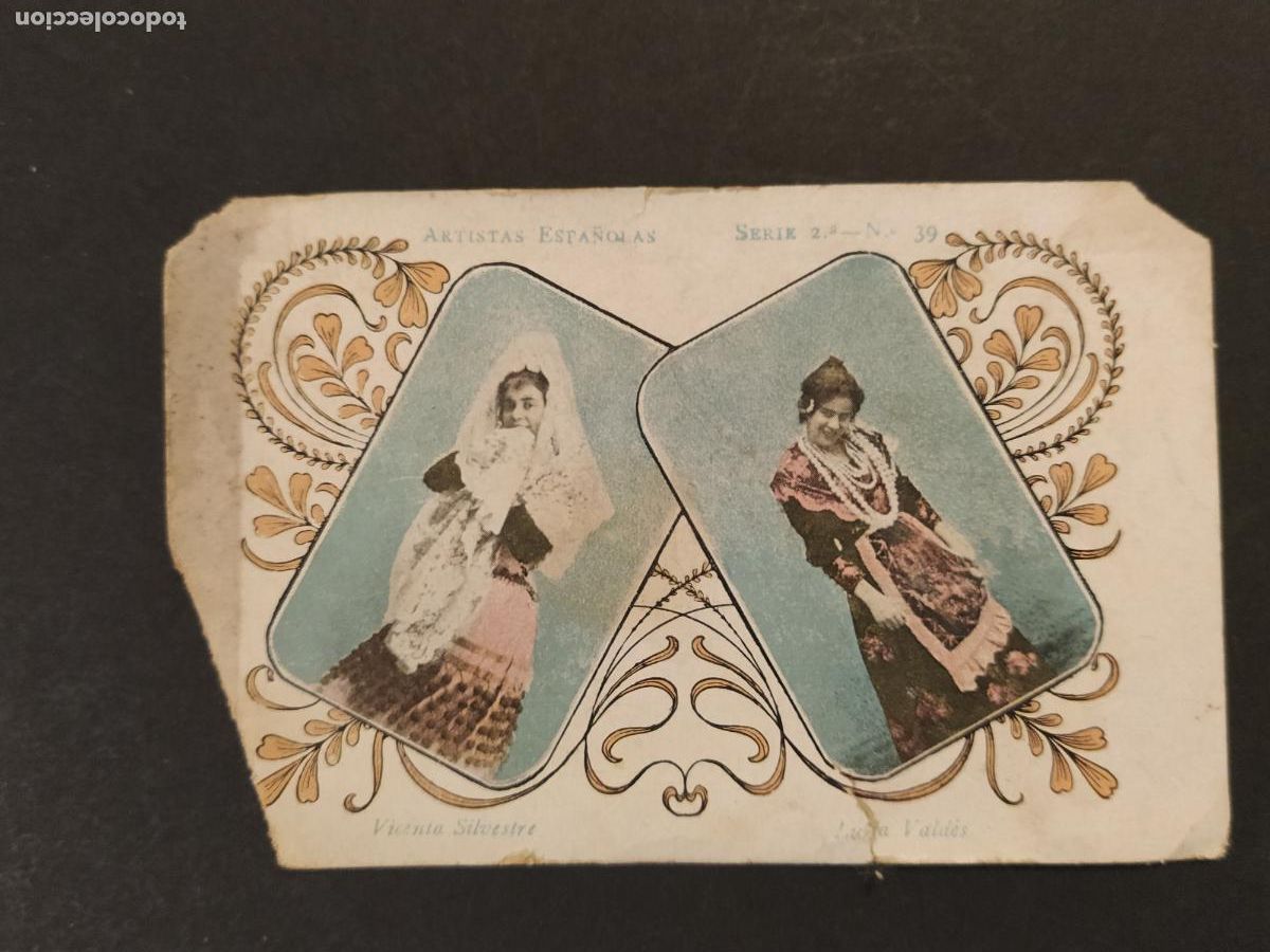 Coleccionismo cromos antiguos: VICENTA SILVESTRE & LUISA VALDES - CHOCOLATE PI - CROMO ANTIGUO -(116.595)