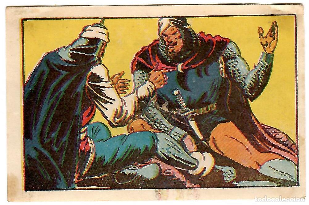 Coleccionismo cromos antiguos: Cromo del album El Guerrero del Antifaz, Serie II, n&ordm; 18 - Editorial Valenciana