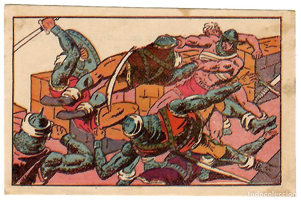 Coleccionismo cromos antiguos: Cromo del album El Guerrero del Antifaz, Serie II, n&ordm; 56 - Editorial Valenciana