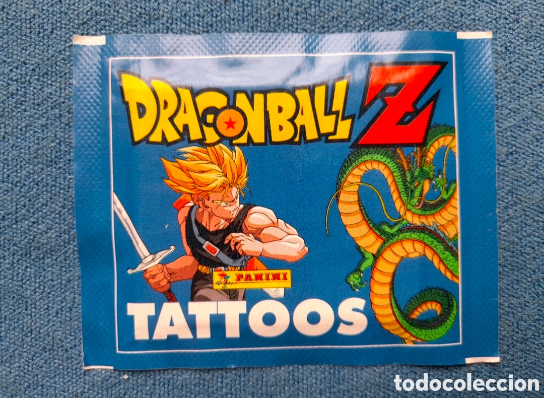 Coleccionismo cromos antiguos: Sobre cromos sin abrir Dragon Ball Z. Tatuajes. Panini. Bola de Dragon. Bola de Drac. Tattoos