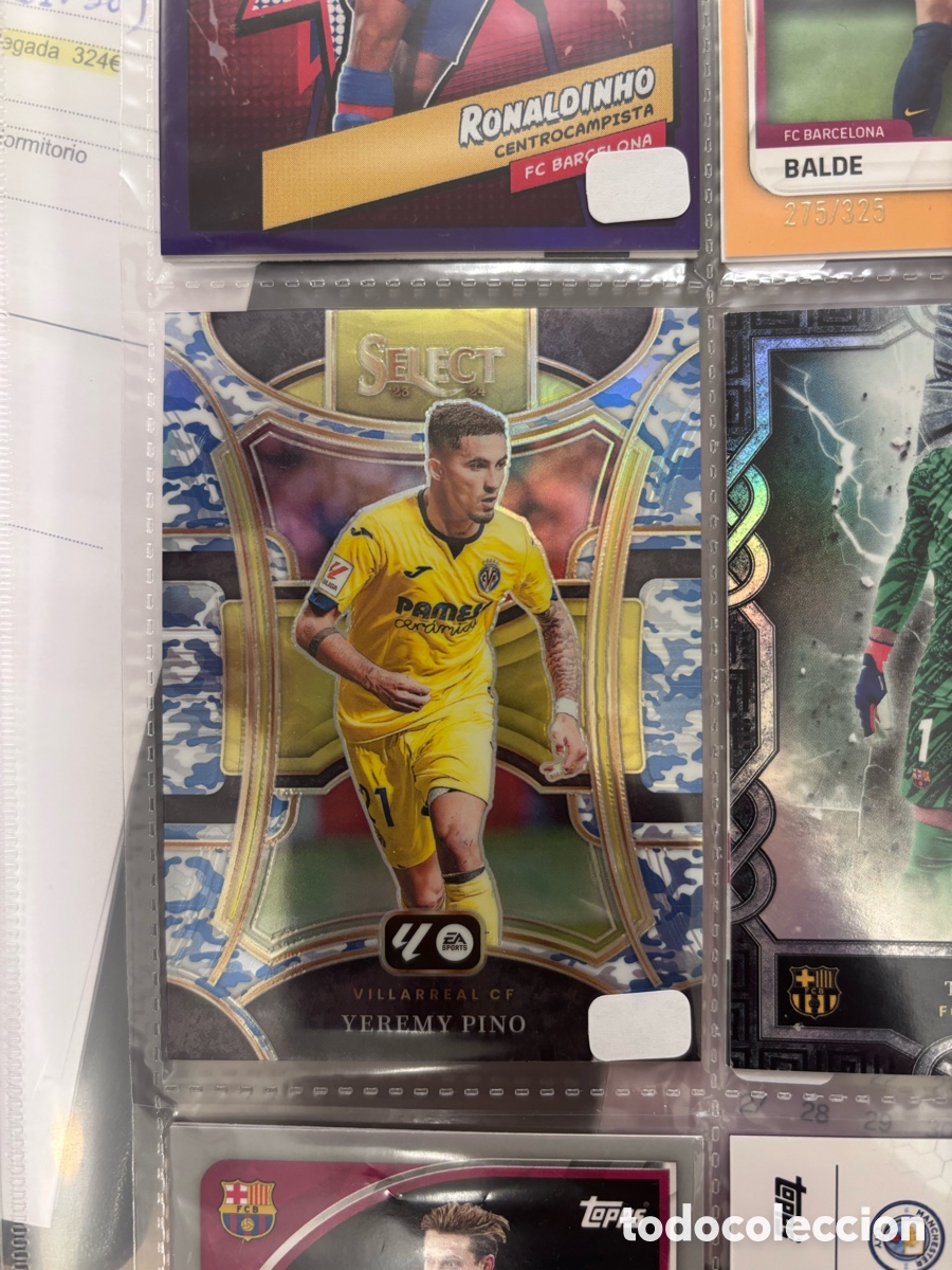 Coleccionismo cromos antiguos: Carta numerada YEREMY PINO VILLARREAL 81/99