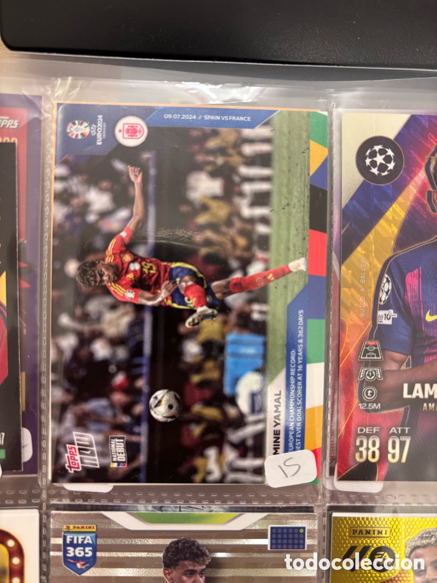 Coleccionismo cromos antiguos: 2024 Topps Now UEFA Euro #54 de Lamine Yamal carta ESPA&Ntilde;A SELECCI&Oacute;N ESPA&Ntilde;OLA