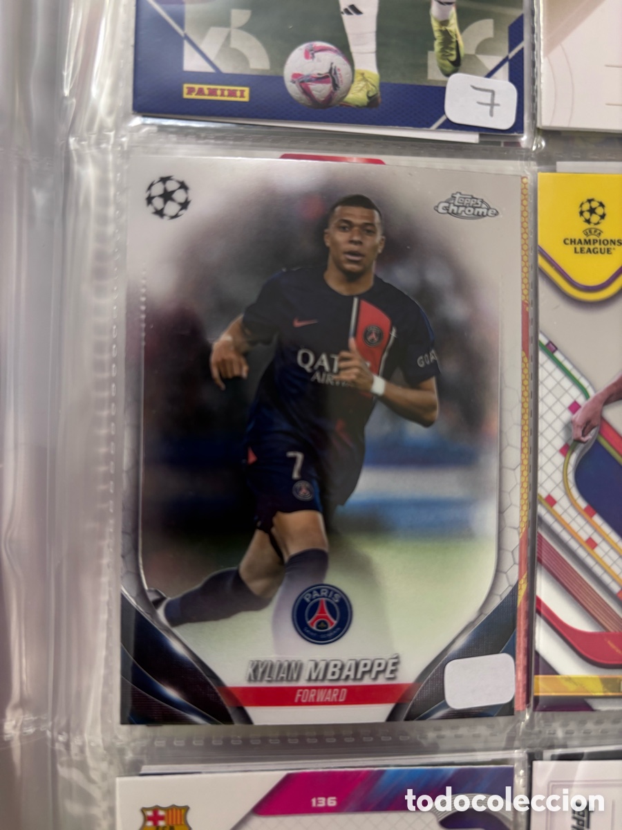Coleccionismo cromos antiguos: MBAPPE PSG Topps Chrome UEFA Club Competitions 2023-24