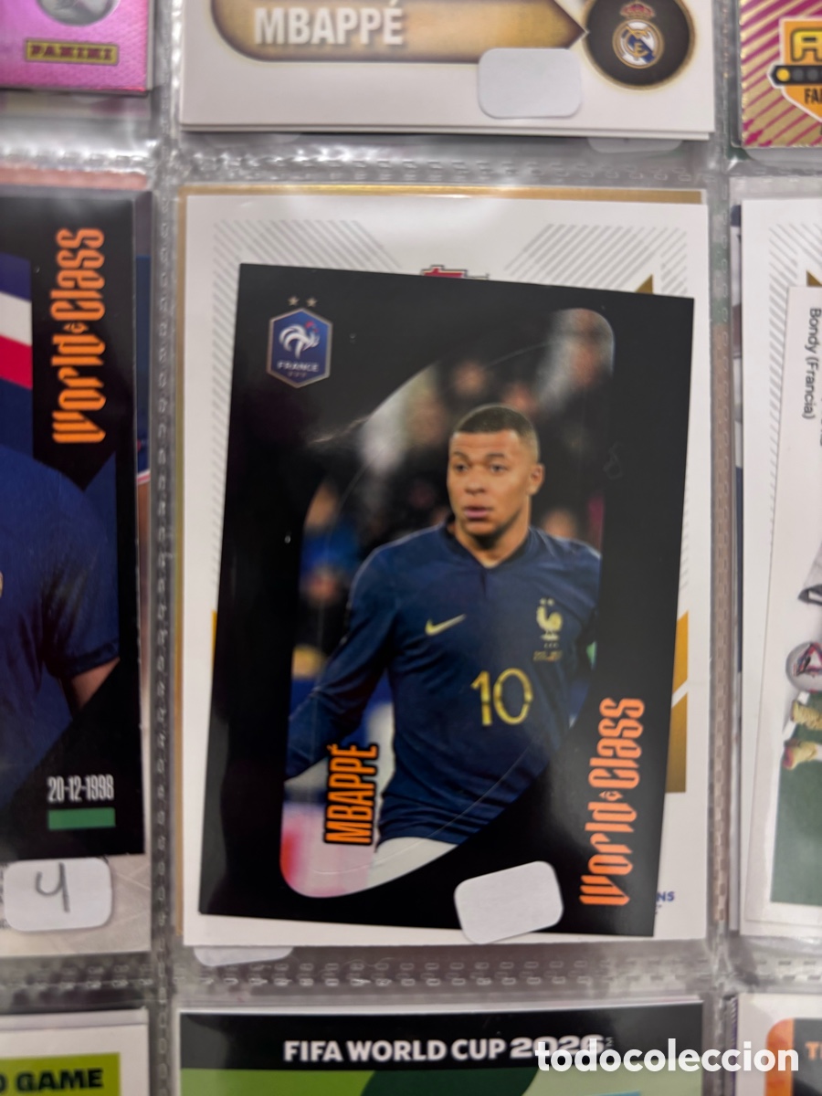 Coleccionismo cromos antiguos: MBAPPE FRANCIA SELECCI&Oacute;N WORLD CLASS STICKER