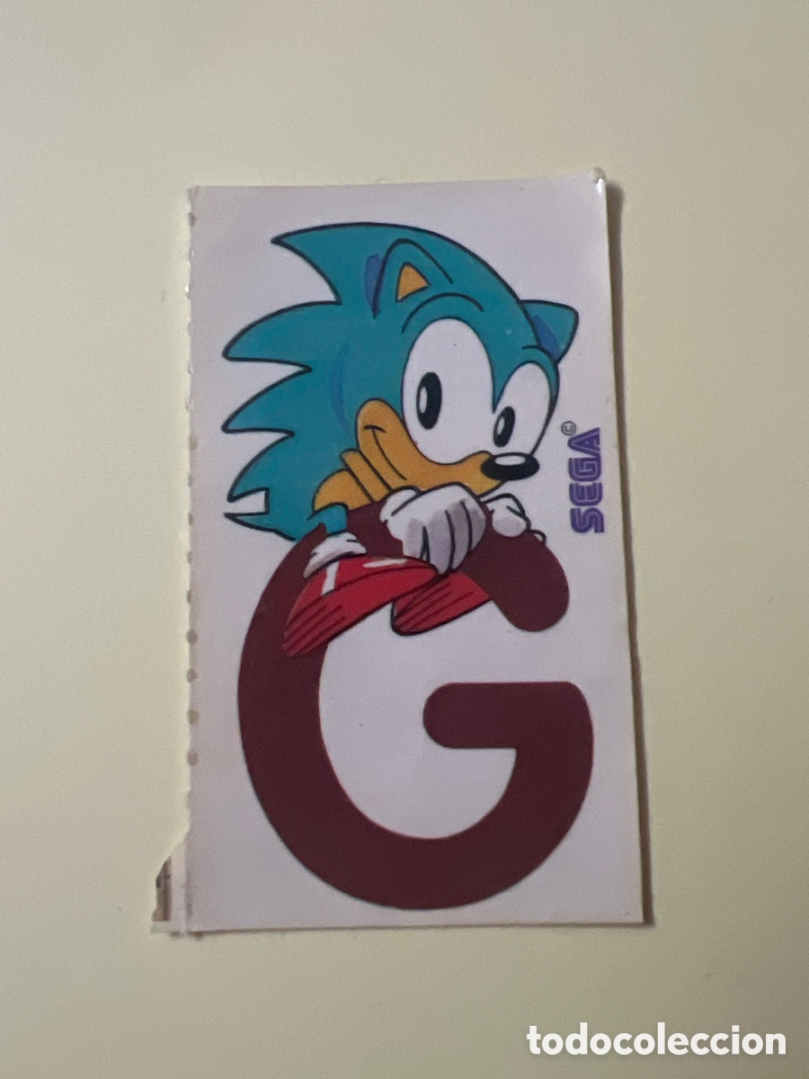 Coleccionismo cromos antiguos: C5606. CROMO - SONIC BOLLYCAO - SEGA - A&Ntilde;O 1992 - BOLLYCAO